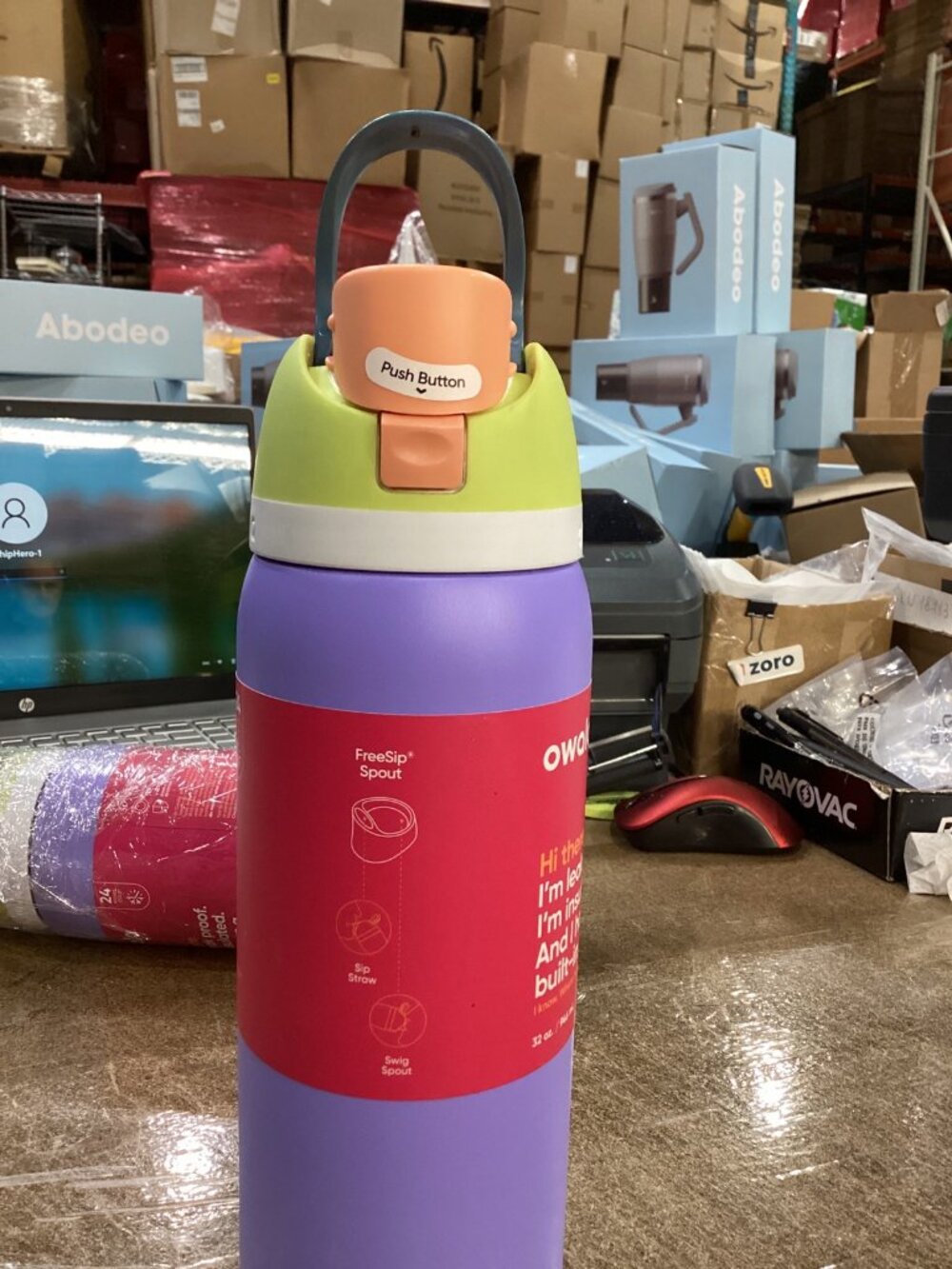Owala FreeSip Stainless Steel Water Bottle 32 oz - Picture 2 of 6